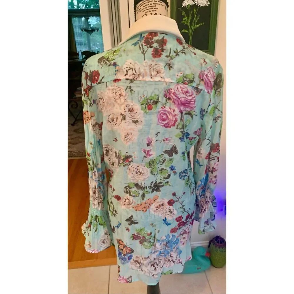 Aratta Button Down Blouse - Picture 11 of 12